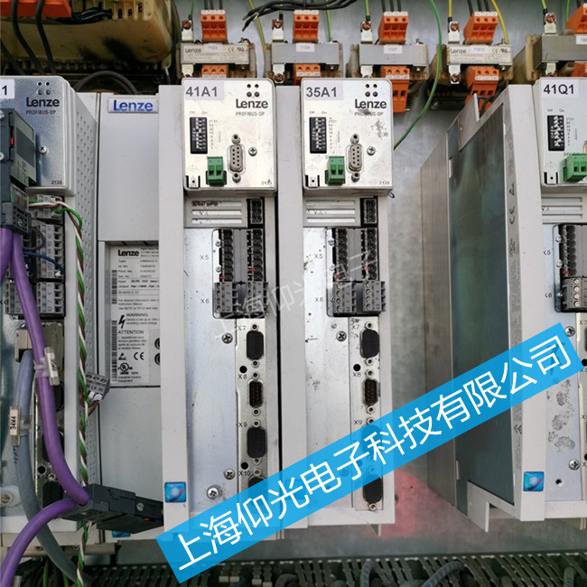 啤酒廠Lenze倫茨伺服驅(qū)動器維修-9300系列報警代碼顯示CE3故障維修